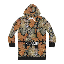 Load image into Gallery viewer, Women's Hoodie Dress Terse 'Nude Embroidery'