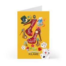 Load image into Gallery viewer, Greeting Cards (7 pcs) 'Down the rabbit hole'