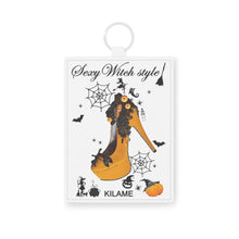 Load image into Gallery viewer, Saffiano Leather Card Holder 'Halloween'