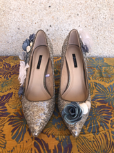 Load image into Gallery viewer, Silver Elsa pump Size EU 40/ USA 10