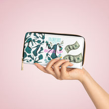 Load image into Gallery viewer, Zipper Wallet 'Always busy'