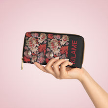 Load image into Gallery viewer, Zipper Wallet 'Holidays Couture'