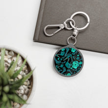 Load image into Gallery viewer, Keyring Tag 'Rose Verdi'