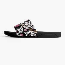 Load image into Gallery viewer, Casual Sandals - Black 'Pink gold sandals'