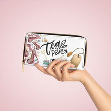 Load image into Gallery viewer, Zipper Wallet 'Tea Party'