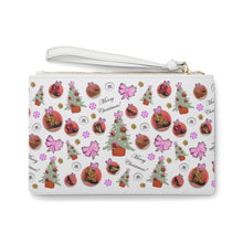 Load image into Gallery viewer, Clutch Bag 'Pink Christmas'