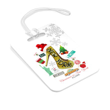 Load image into Gallery viewer, Bag Tag 'Christmas in New York'