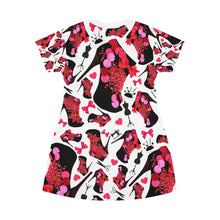 Load image into Gallery viewer, T-Shirt Dress Vali 'Love Fashion'