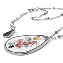 Load image into Gallery viewer, Oval Necklace 'Tea Party'