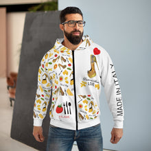 Load image into Gallery viewer, Unisex Zip Hoodie 'Made in Italy lover'