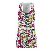 Load image into Gallery viewer, Women's Cut & Sew Racerback Dress 'Jewelry shoes'