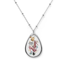 Load image into Gallery viewer, Oval Necklace 'Tea Party'