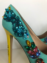 Load image into Gallery viewer, Rainbow pump Size EU 38.5/ USA 8.5