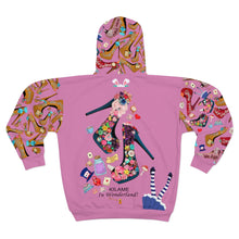 Load image into Gallery viewer, Zip Hoodie Fali 'Alice in wonderland'