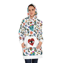 Load image into Gallery viewer, Women's Hoodie Dress 'Viva la vida'