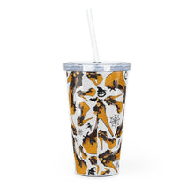 Load image into Gallery viewer, Plastic Tumbler with Straw 'Halloween'