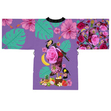 Load image into Gallery viewer, Long Sleeve Kimono Robe 'Jungle Fashion'