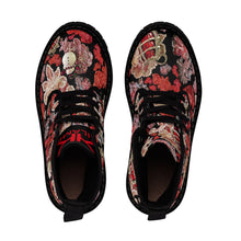 Load image into Gallery viewer, Women's Canvas Boots 'Holidays Couture'
