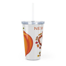 Load image into Gallery viewer, Plastic Tumbler with Straw 'Pretzel'