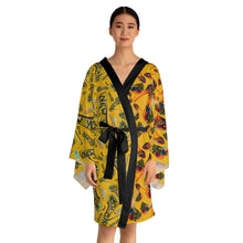 Load image into Gallery viewer, Long Sleeve Kimono Robe 'Yellow cab'