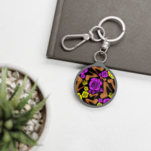 Load image into Gallery viewer, Keyring Tag 'Purple Gold'