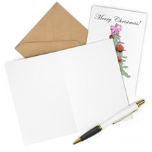 Load image into Gallery viewer, Greeting Cards (7 pcs) 'Pink Christmas'