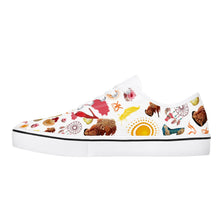 Load image into Gallery viewer, Skate Shoes - White 'Ibiza life'