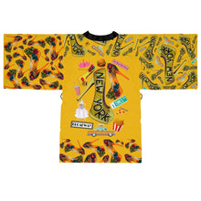 Load image into Gallery viewer, Long Sleeve Kimono Robe 'Yellow cab'