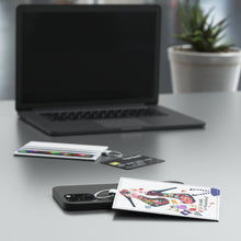 Load image into Gallery viewer, Saffiano Leather Card Holder 'Wonderland'