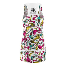 Load image into Gallery viewer, Women's Cut & Sew Racerback Dress 'Jewelry shoes'
