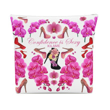 Load image into Gallery viewer, Cotton Cosmetic Bag 'Confidence is sexy'