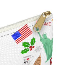 Load image into Gallery viewer, Accessory Pouch 'Christmas in New York Big Apple'