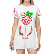 Load image into Gallery viewer, Dress Viane 'Happy Holidays'