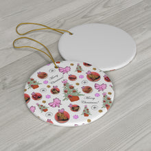 Load image into Gallery viewer, Ceramic Ornaments 'Pink Christmas'