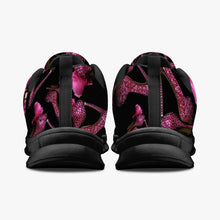 Load image into Gallery viewer, Classic Lightweight Mesh Sneakers - White/Black 'Pink crystals shoes'