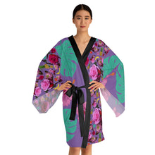 Load image into Gallery viewer, Long Sleeve Kimono Robe 'Jungle Fashion'