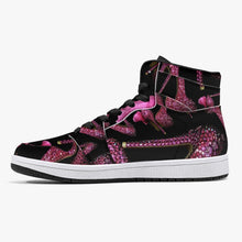 Load image into Gallery viewer, High-Top Leather Sneakers - White / Black
