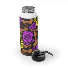 Load image into Gallery viewer, Stainless Steel Water Bottle, Sports Lid 'Purple Gold'