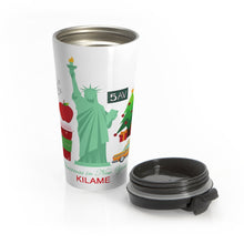 Load image into Gallery viewer, Stainless Steel Travel Mug 'Christmas in New York'