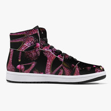 Load image into Gallery viewer, High-Top Leather Sneakers - White / Black