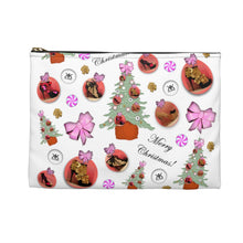 Load image into Gallery viewer, Accessory Pouch 'Pink Christmas'