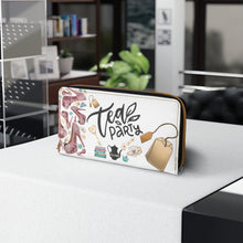Load image into Gallery viewer, Zipper Wallet 'Tea Party'