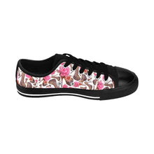 Load image into Gallery viewer, Women's Sneakers 'Rose pink flower'