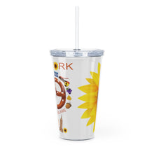 Load image into Gallery viewer, Plastic Tumbler with Straw 'Pretzel'