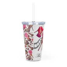 Load image into Gallery viewer, Plastic Tumbler with Straw 'Celebrity Status'