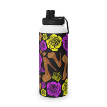 Load image into Gallery viewer, Stainless Steel Water Bottle, Sports Lid 'Purple Gold'