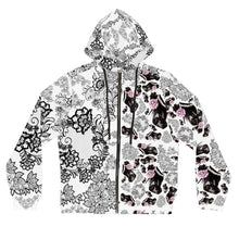 Load image into Gallery viewer, Women’s Full-Zip Hoodie Fesm 'Lace'
