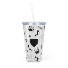 Load image into Gallery viewer, Plastic Tumbler with Straw 'Fashion Week'