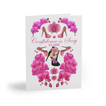 Load image into Gallery viewer, Greeting cards (24 pcs) 'Confidence is sexy'