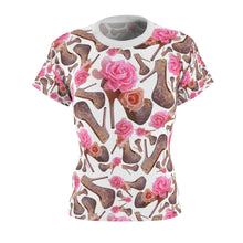 Load image into Gallery viewer, Dreamy Tee 'Rose pink flower'